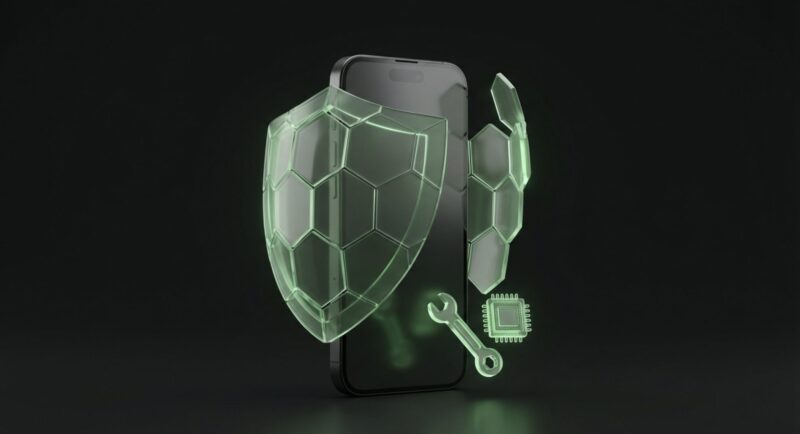 iOS 26.4アップデートがセキュリティの基盤強化を伴う大工事であることを示すイメージ画像