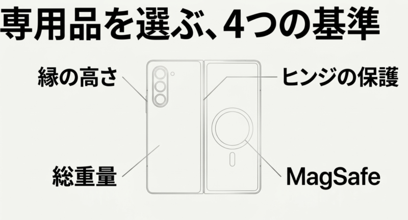 iPhone Duo専用ケースを選ぶ4つの基準(縁の高さ、ヒンジの保護、総重量、MagSafe)