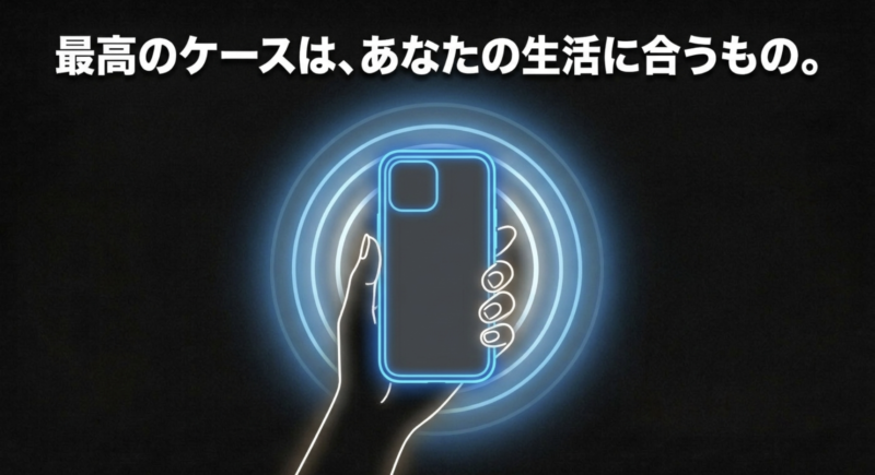 最高のケースは、あなたの生活に合うもの。